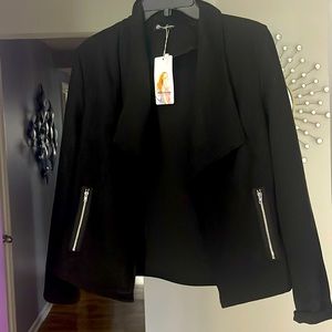 PrettyGarden Faux Suede Jacket Size Medium
